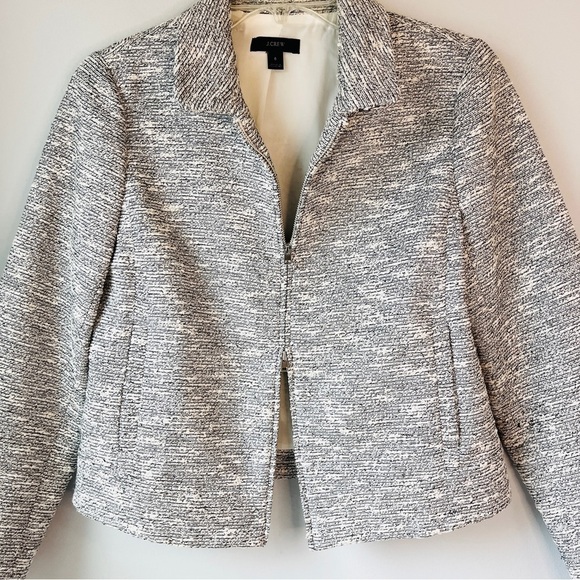 J. Crew Collared Tweed Lady Jacket - Picture 10 of 11